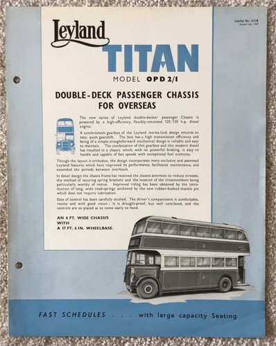 Leyland titan opd2 - opd2/1, double