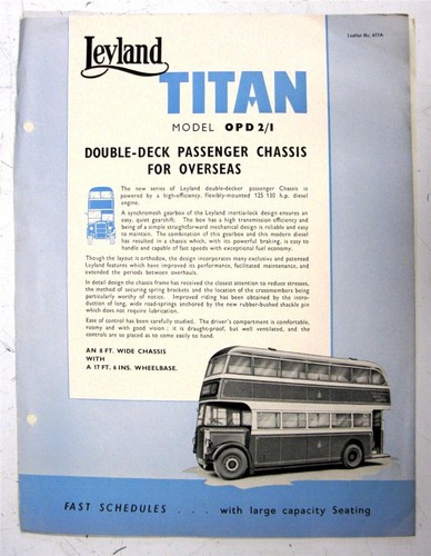 Leyland titan opd bus - 2/1,